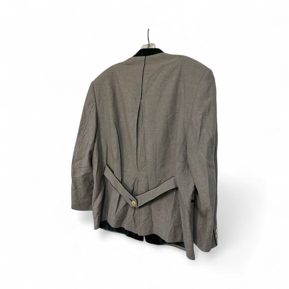 NEW Allwerk Austria Wool KHAKI/TAN TWEED Trachten Jacket /Blazer SZ XL (27) - Picture 2 of 6